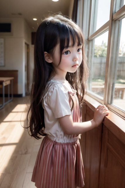 AI 美少女 小学生 Kawaii little girl