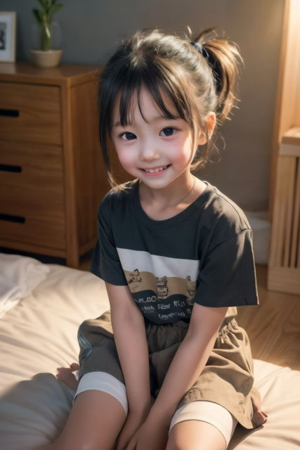 AI 美少女 小学生 Kawaii little girl