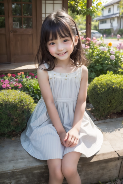 AI 美少女 小学生 Kawaii little girl