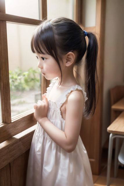 AI 美少女 小学生 Kawaii little girl