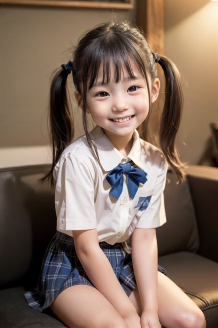 AI 美少女 小学生 Kawaii little girl