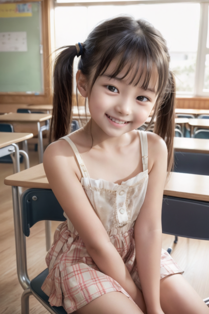 AI 美少女 小学生 Kawaii little girl