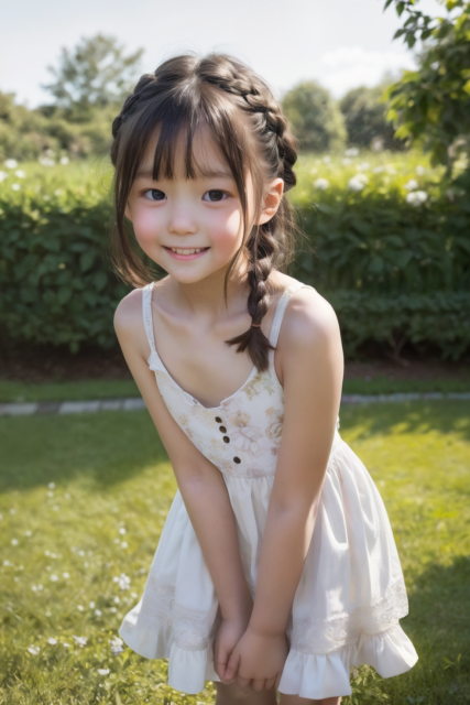 AI 美少女 小学生 Kawaii little girl