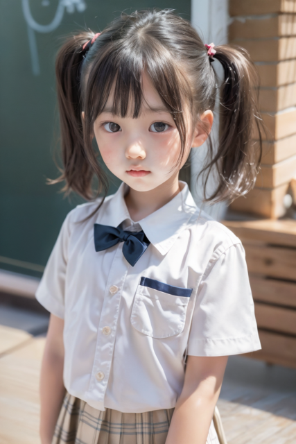 AI 美少女 小学生 Kawaii little girl