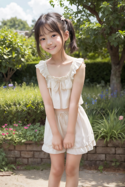 AI 美少女 小学生 Kawaii little girl