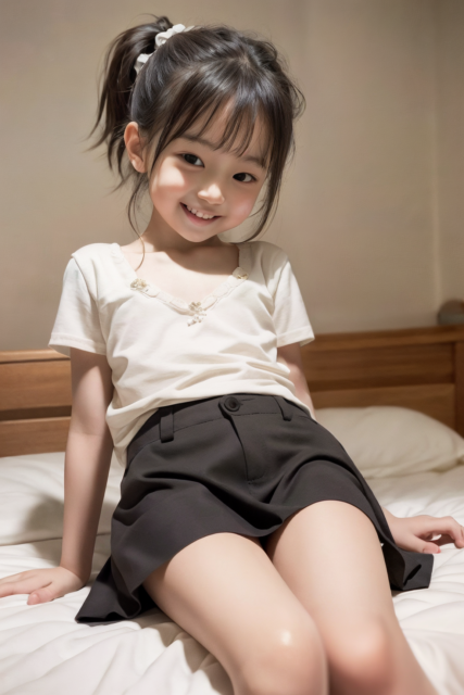 AI 美少女 小学生 Kawaii little girl