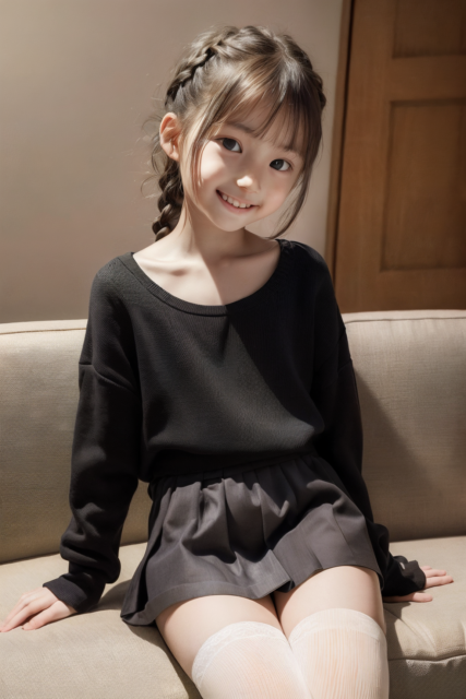 AI 美少女 小学生 Kawaii little girl