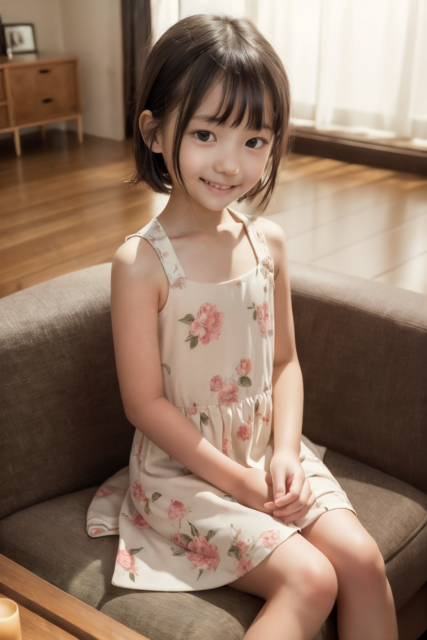 AI 美少女 小学生 Kawaii little girl