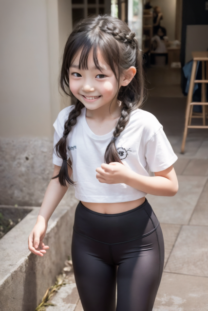 AI 美少女 小学生 Kawaii little girl