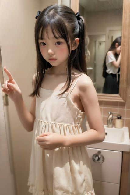 AI 美少女 小学生 Kawaii little girl