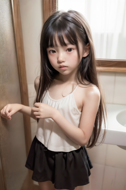 AI 美少女 小学生 Kawaii little girl