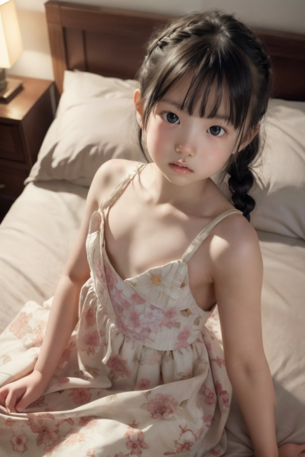 AI 美少女 小学生 Kawaii little girl