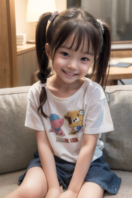 AI 美少女 小学生 Kawaii little girl