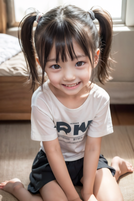 AI 美少女 小学生 Kawaii little girl