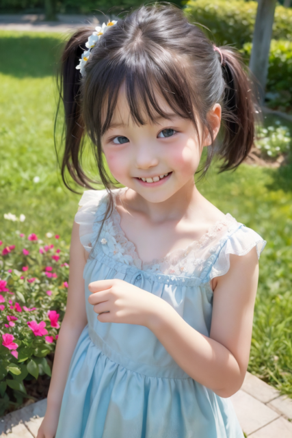 AI 美少女 小学生 Kawaii little girl