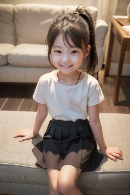 AI 美少女 小学生 Kawaii little girl