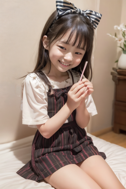 AI 美少女 小学生 Kawaii little girl