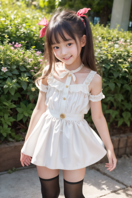 AI 美少女 小学生 Kawaii little girl