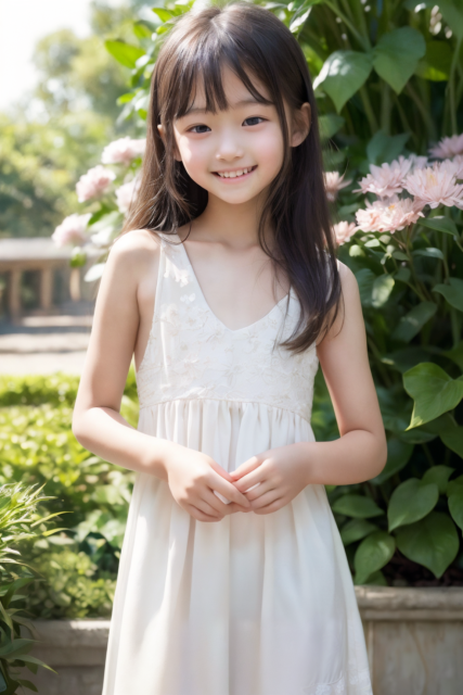 AI 美少女 小学生 Kawaii little girl