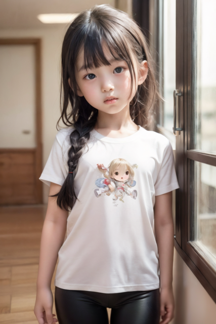 AI 美少女 小学生 Kawaii little girl