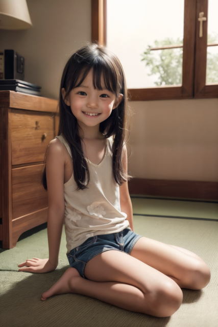 AI 美少女 小学生 Kawaii little girl