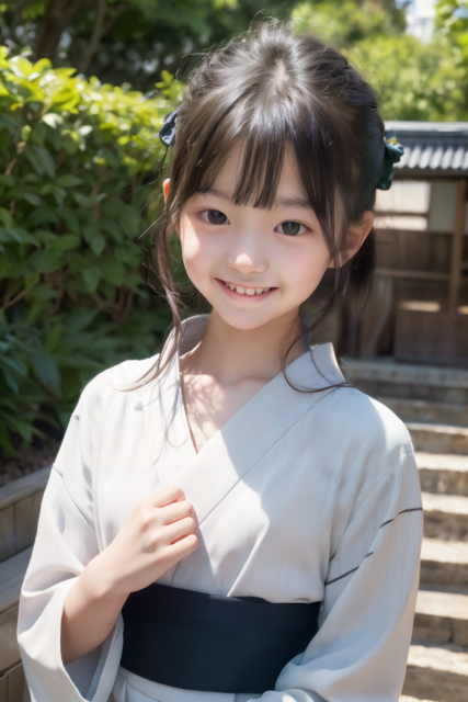 AI 美少女 小学生 Kawaii little girl