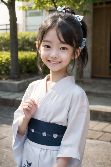 AI 美少女 小学生 Kawaii little girl