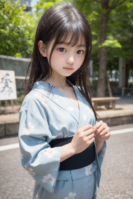 AI 美少女 小学生 Kawaii little girl