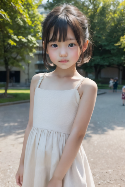 AI 美少女 小学生 Kawaii little girl