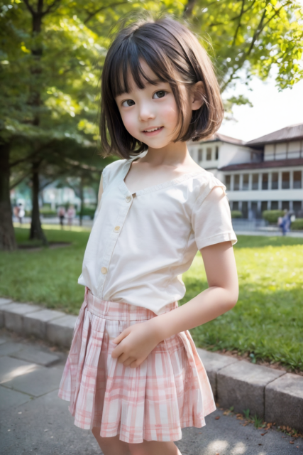 AI 美少女 小学生 Kawaii little girl