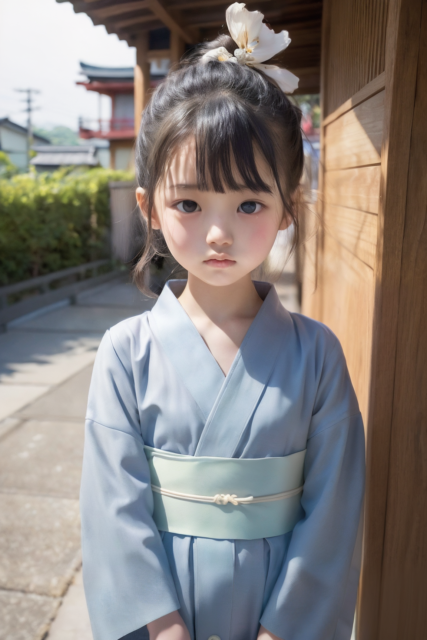 AI 美少女 小学生 Kawaii little girl