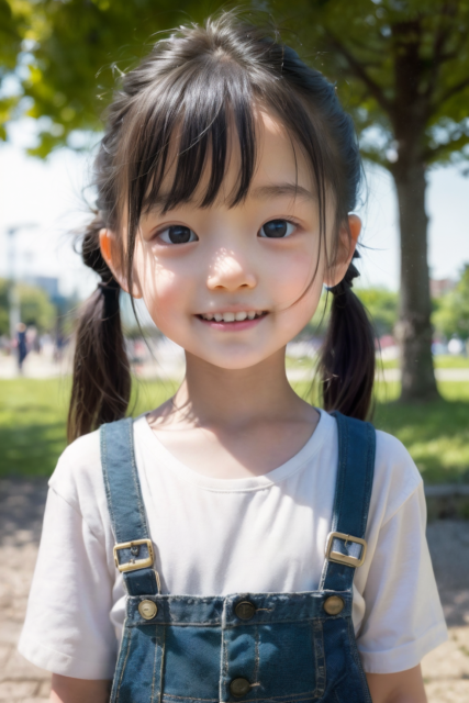 AI 美少女 小学生 Kawaii little girl