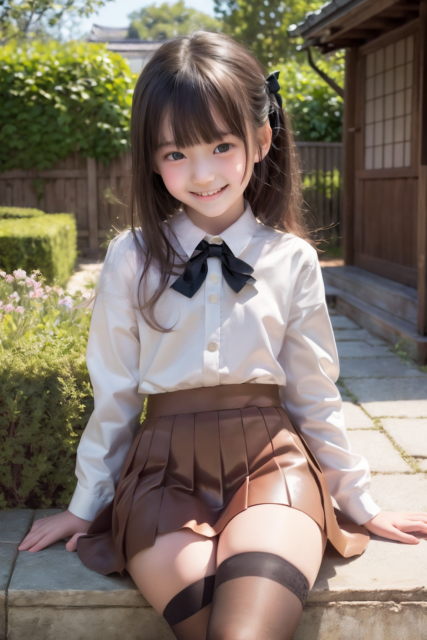 AI 美少女 小学生 Kawaii little girl