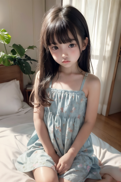 AI 美少女 小学生 Kawaii little girl