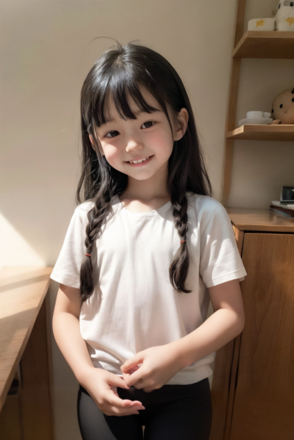 AI 美少女 小学生 Kawaii little girl