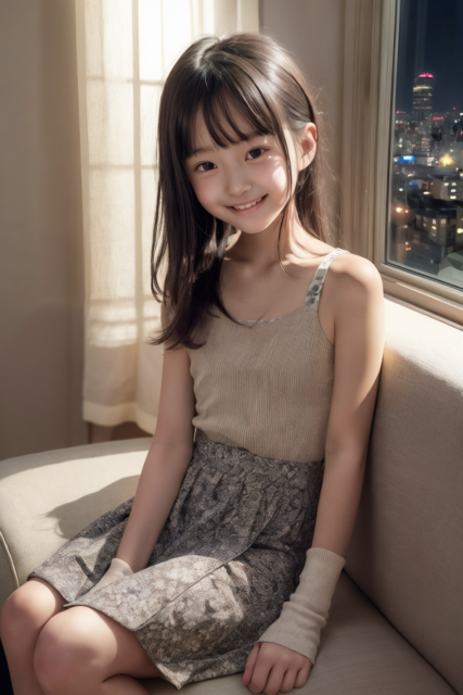 AI 美少女 小学生 Kawaii little girl