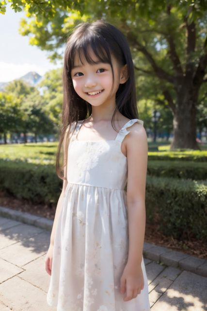 AI 美少女 小学生 Kawaii little girl