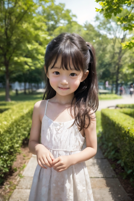 AI 美少女 小学生 Kawaii little girl