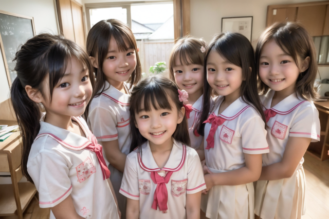 AI 美少女 小学生 Kawaii little girl