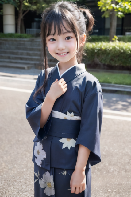 AI 美少女 小学生 Kawaii little girl