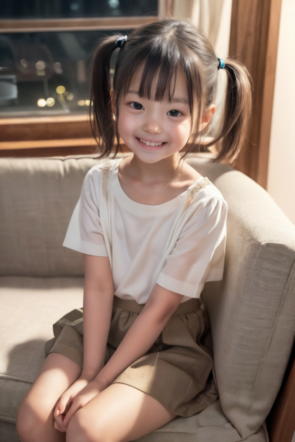 AI 美少女 小学生 Kawaii little girl