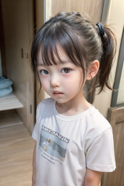 AI 美少女 小学生 Kawaii little girl