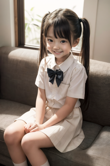 AI 美少女 小学生 Kawaii little girl