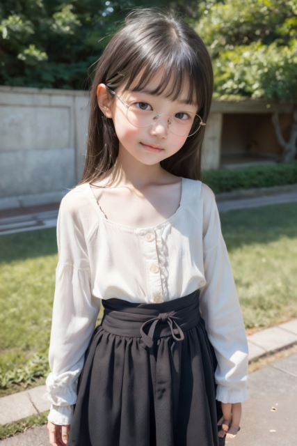 AI 美少女 小学生 Kawaii little girl