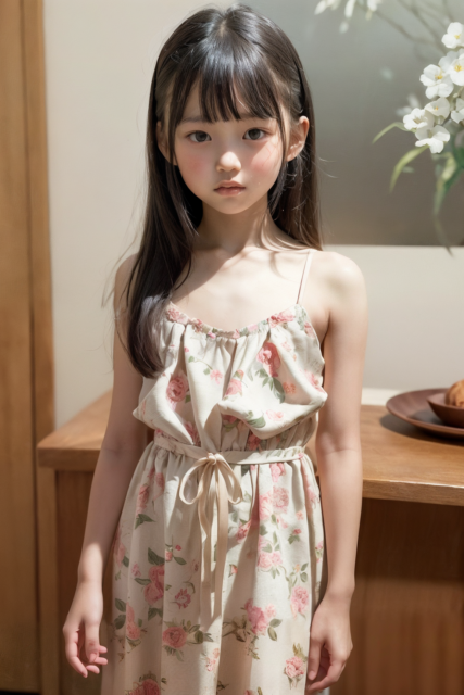 AI 美少女 小学生 Kawaii little girl