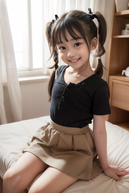 AI 美少女 小学生 Kawaii little girl