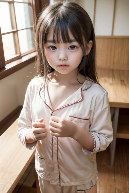 AI 美少女 小学生 Kawaii little girl