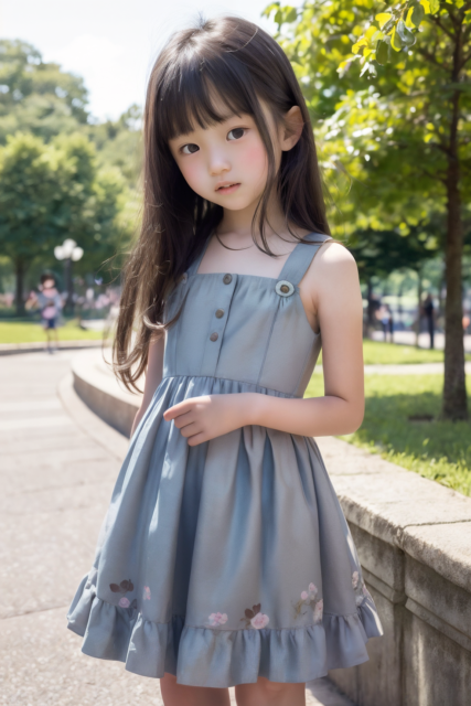 AI 美少女 小学生 Kawaii little girl