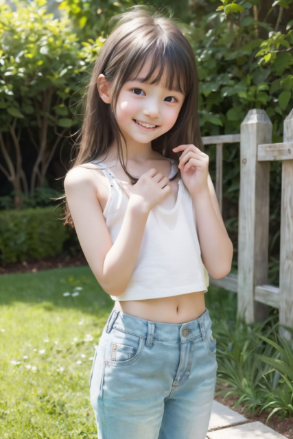 AI 美少女 小学生 Kawaii little girl