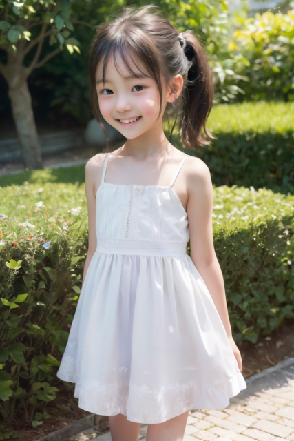 AI 美少女 小学生 Kawaii little girl